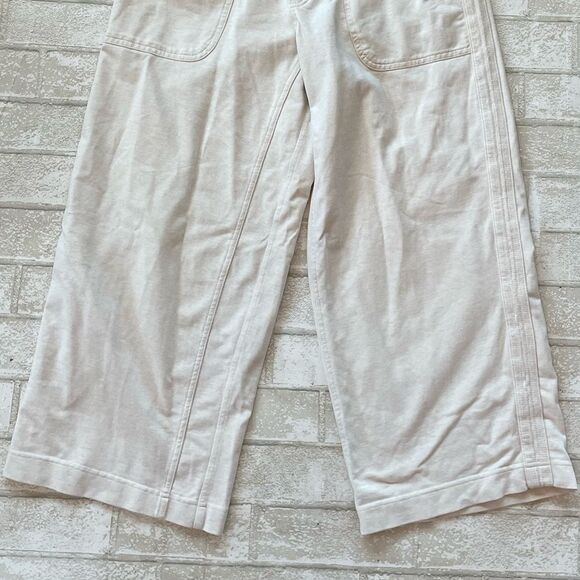 Athleta cream wide leg farallon linen pants - Picture 7 of 8